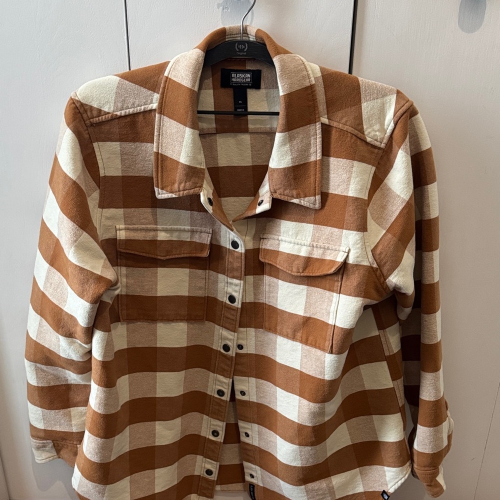 Duluth Trading Alaskan Hardgear plaid shacket